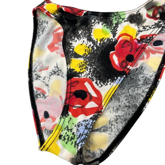 CHANEL Vintage 97P Coco Mark Logo Swimsuit Bikini #38 Camellia [102670] - Picture 6 of 8